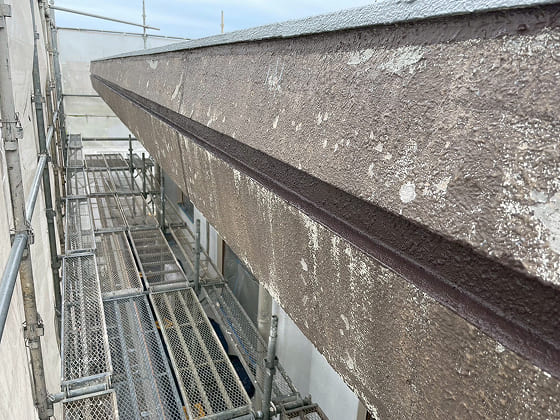 外壁が色あせてきた