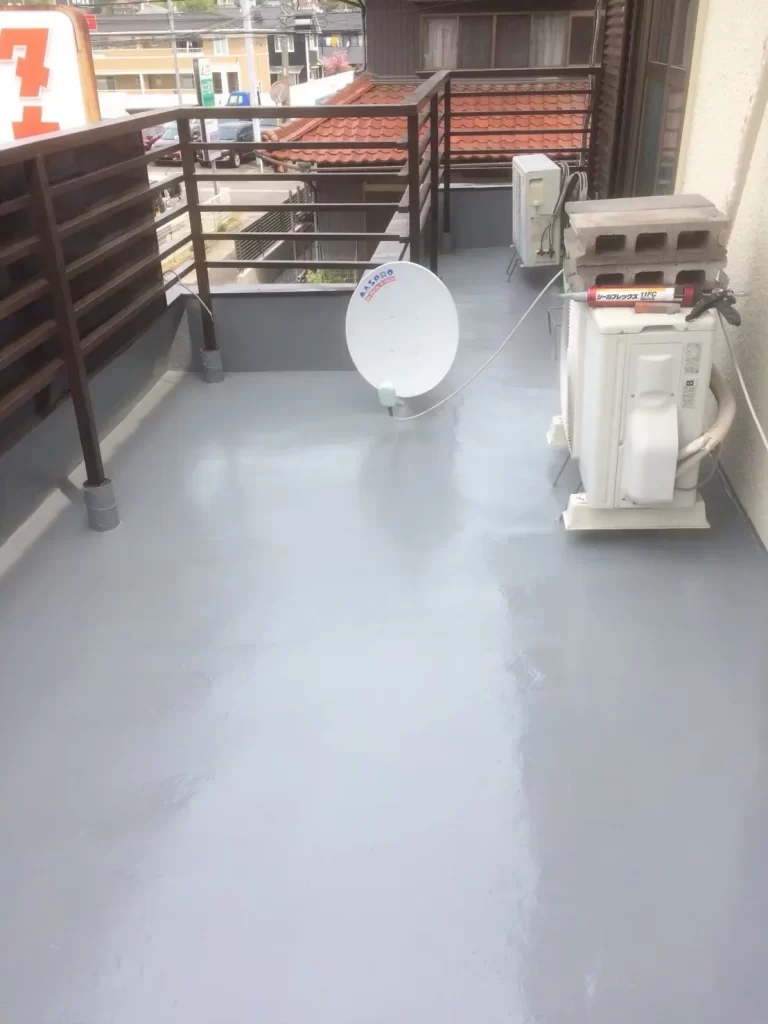 各務原市塗装,モルタルウレタン防水,ベランダ手すり塗装,外壁塗装,屋根塗装,isokawaart